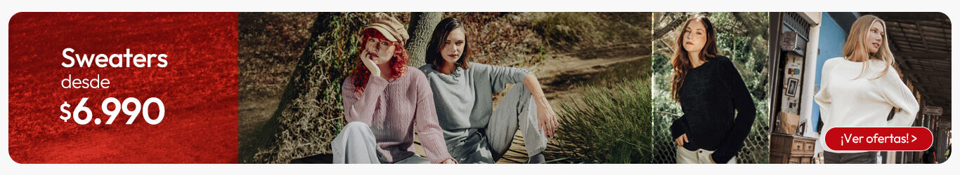 Sweaters mujer