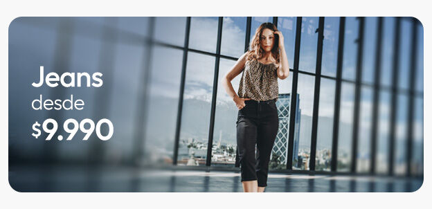Jeans desde $9.990