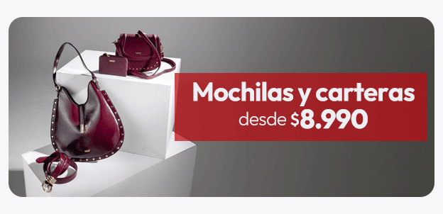 Mochilas y carteras mujer