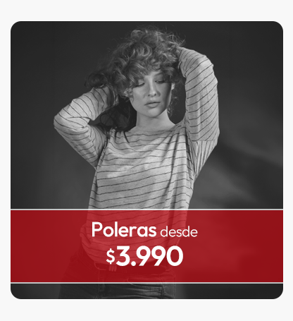 Poleras mujer