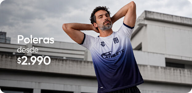 Poleras deportivas hombre