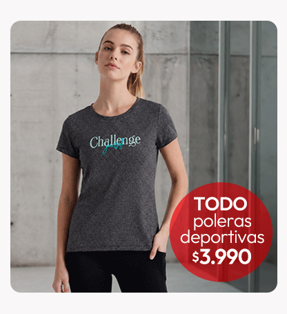 Poleras deportivas mujer