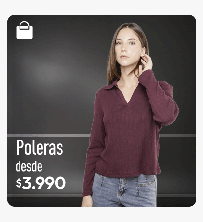 Poleras mujer
