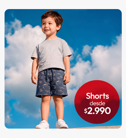 Shorts infantiles