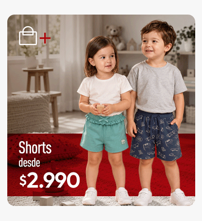 Shorts infantiles