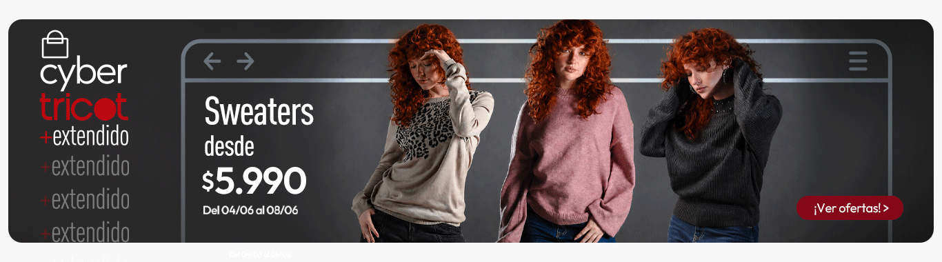 Sweaters mujer