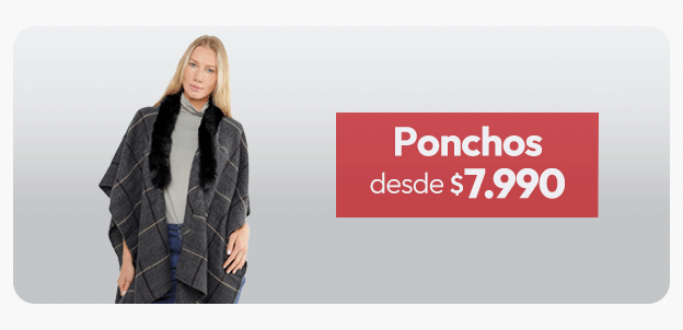 Ponchos mujer