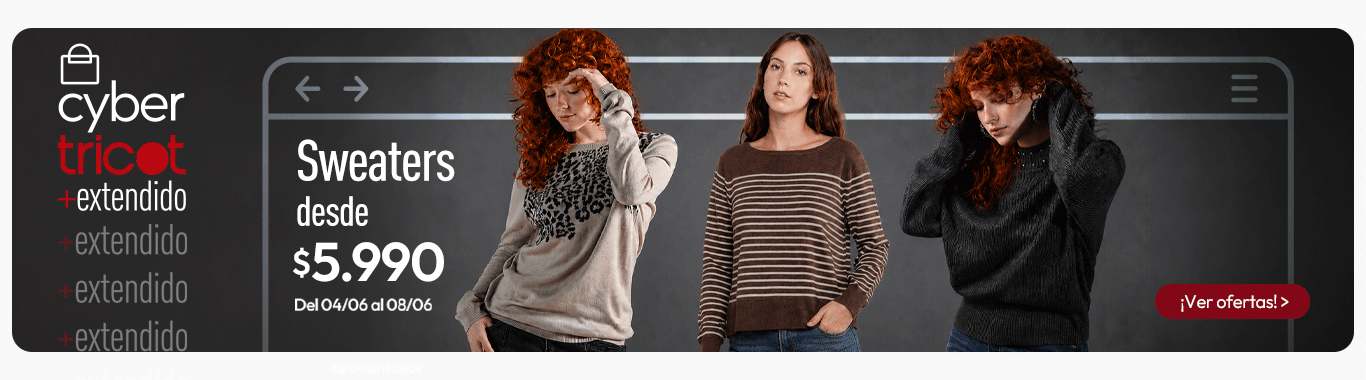 Sweaters mujer