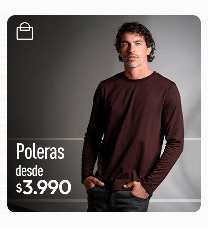 Poleras hombre