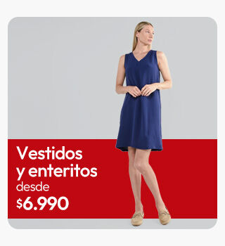 Vestidos y enteritos mujer desde $6.990