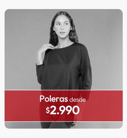 Poleras mujer