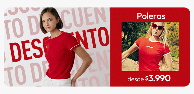 Poleras mujer