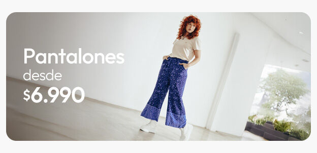 Pantalones mujer desde $6.990
