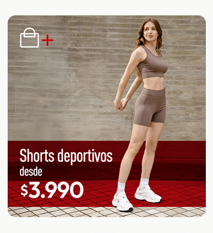 Shorts deportivos mujer