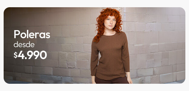 Poleras mujer