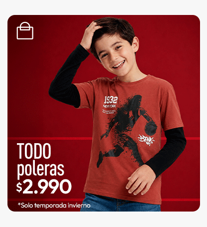 Poleras infantiles