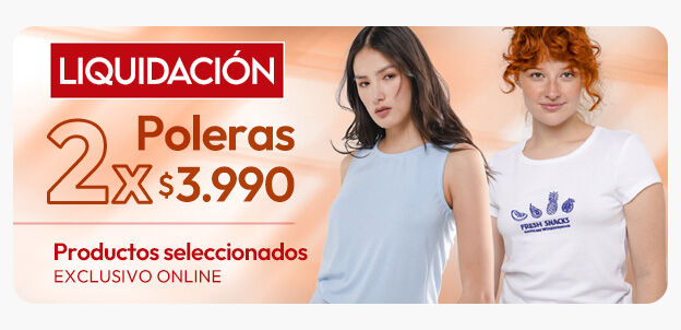 Poleras mujer 2x3990