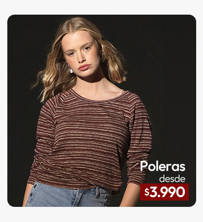 Poleras mujer