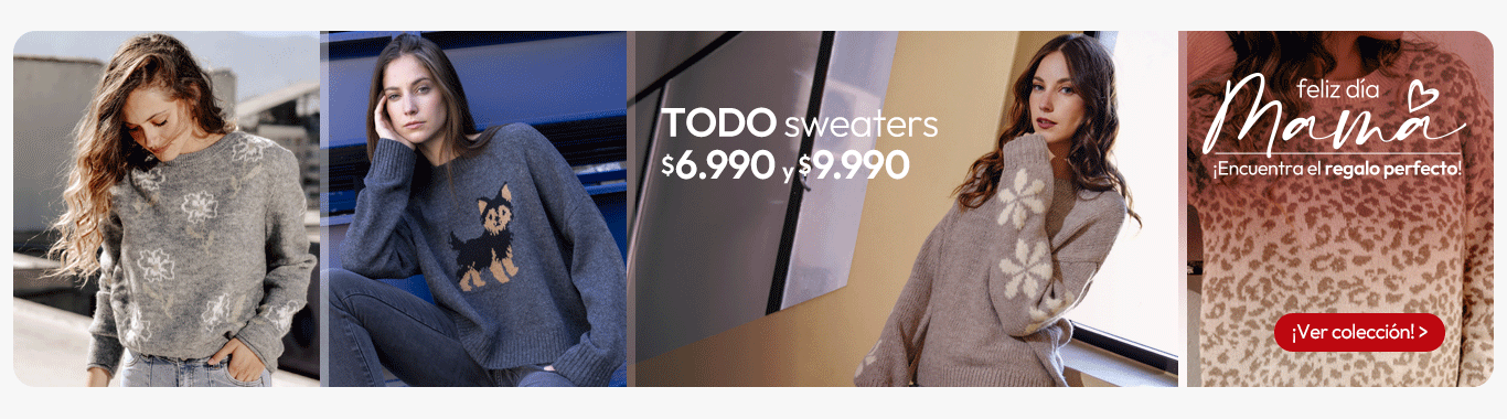 Sweaters mujer