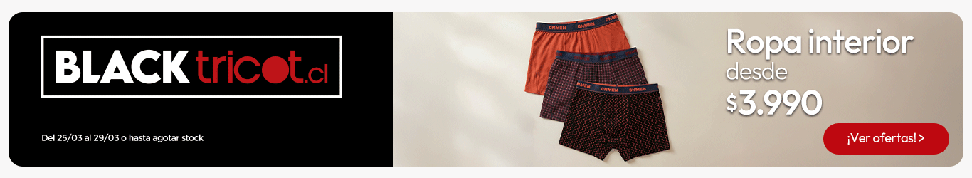 Ropa interior hombre