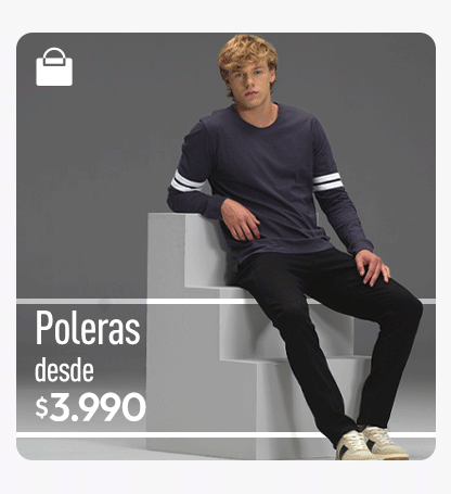 Poleras hombre
