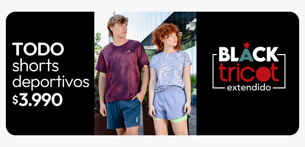 Todas los shorts deportivos $3.990