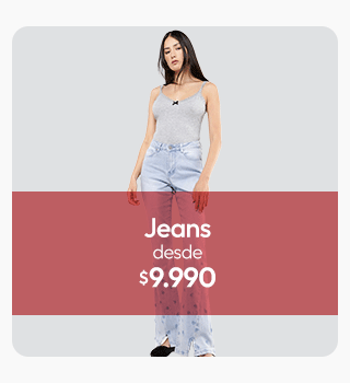 Jeans mujer desde $9.990