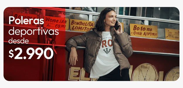 Poleras deportivas