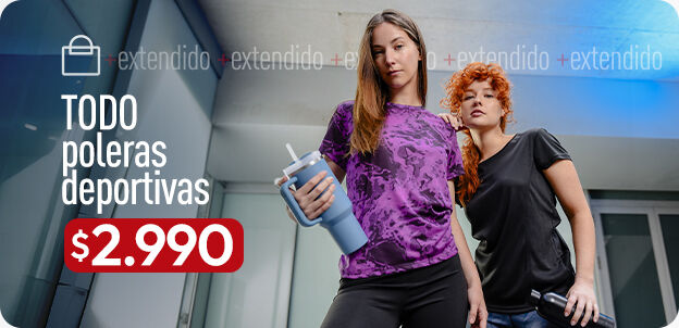 Poleras deportivas mujer
