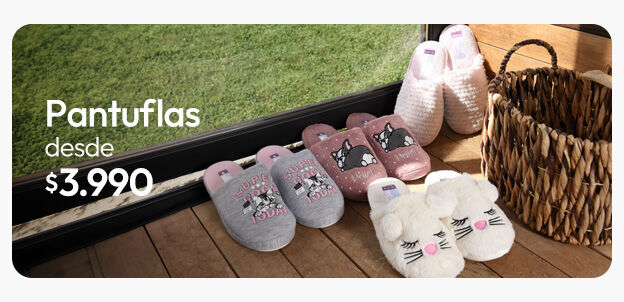 Pantuflas mujer