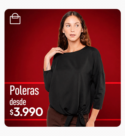 Poleras mujer