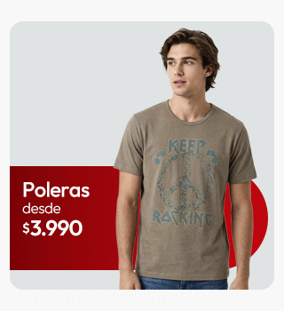 Poleras hombre