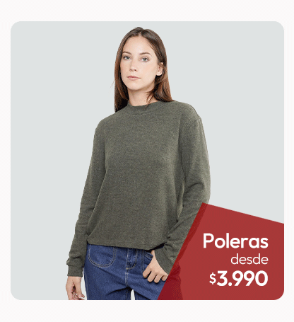 Poleras mujer