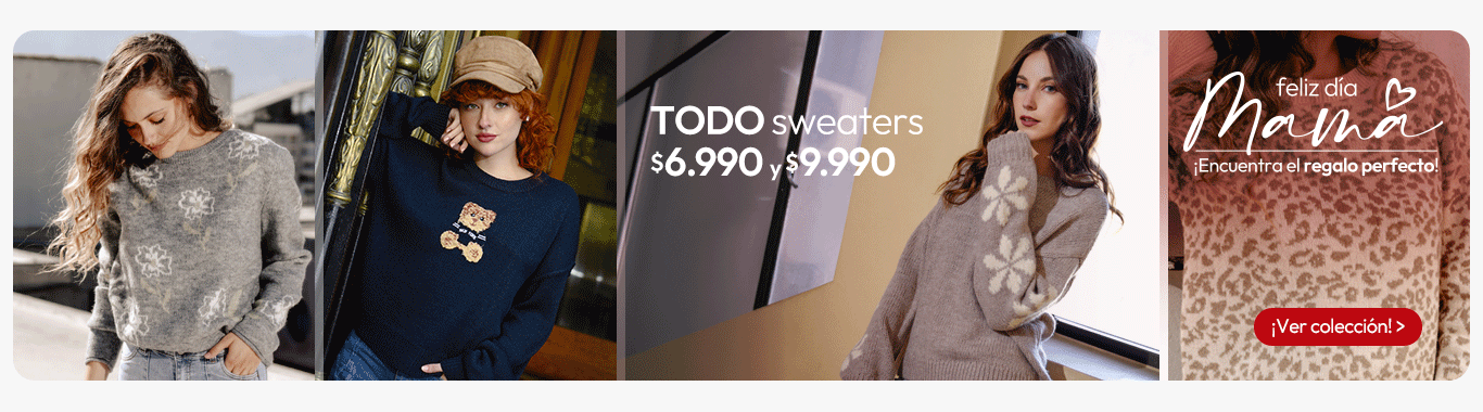 Sweaters mujer