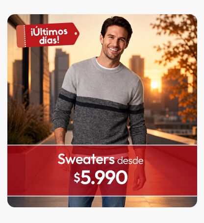 Sweaters hombre