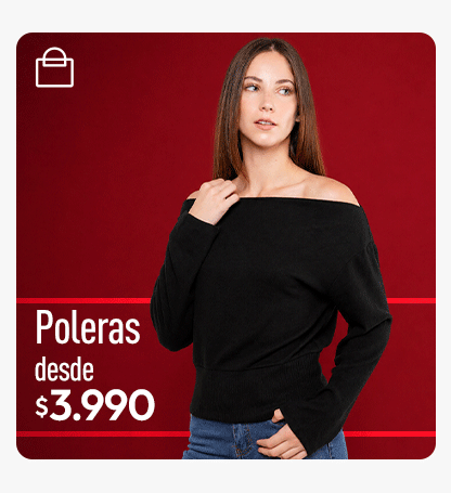 Poleras mujer
