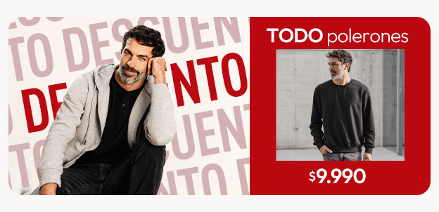 Polerones hombre