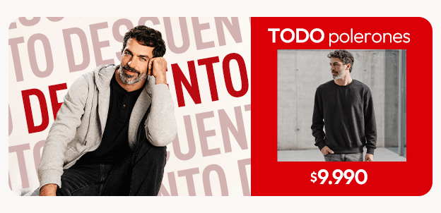 Polerones hombre