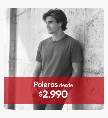 Poleras hombre