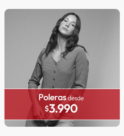 Poleras mujer
