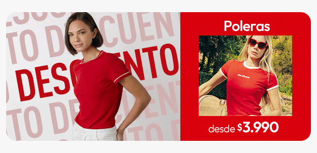 Poleras mujer