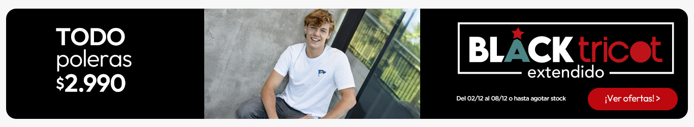 Todas las poleras hombre $2.990