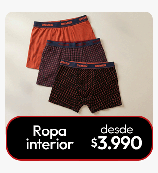 Ropa interior hombre