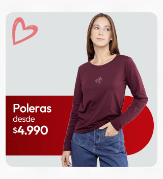 Poleras mujer