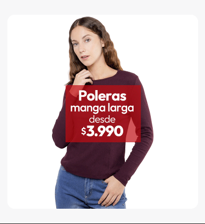 Poleras mujer