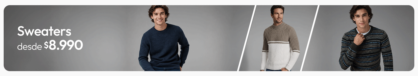 Sweaters hombre