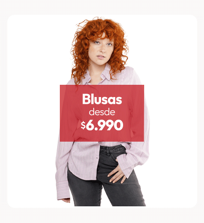 Blusas mujer