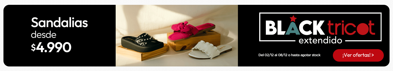 Sandalias mujer desde $4.990