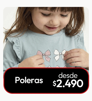 Poleras infantiles