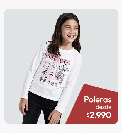 Poleras infantiles